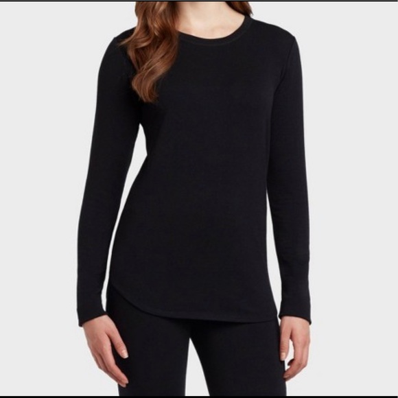 Cuddl Duds Tops Cuddl Duds Warm Essentials Long Sleeve Crewneck